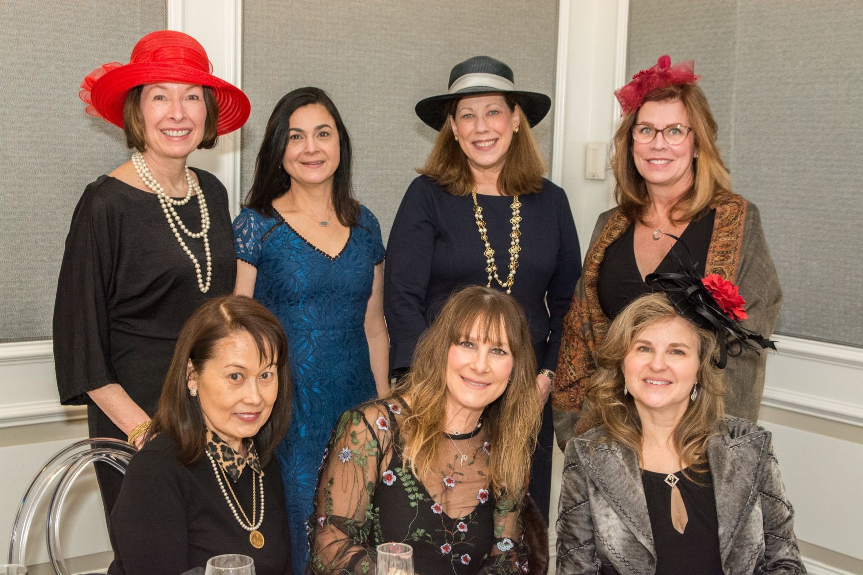 (Back Row) Marty Chapo, Maria Cavey, Sue Ann Greco, Cindy Copeland, (Front Row) Margie Padilla, Mary Ann Schwartz, Kim Berni